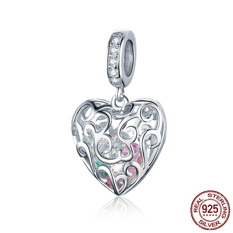 Heart Sterling Silver Design Elegant Pendant