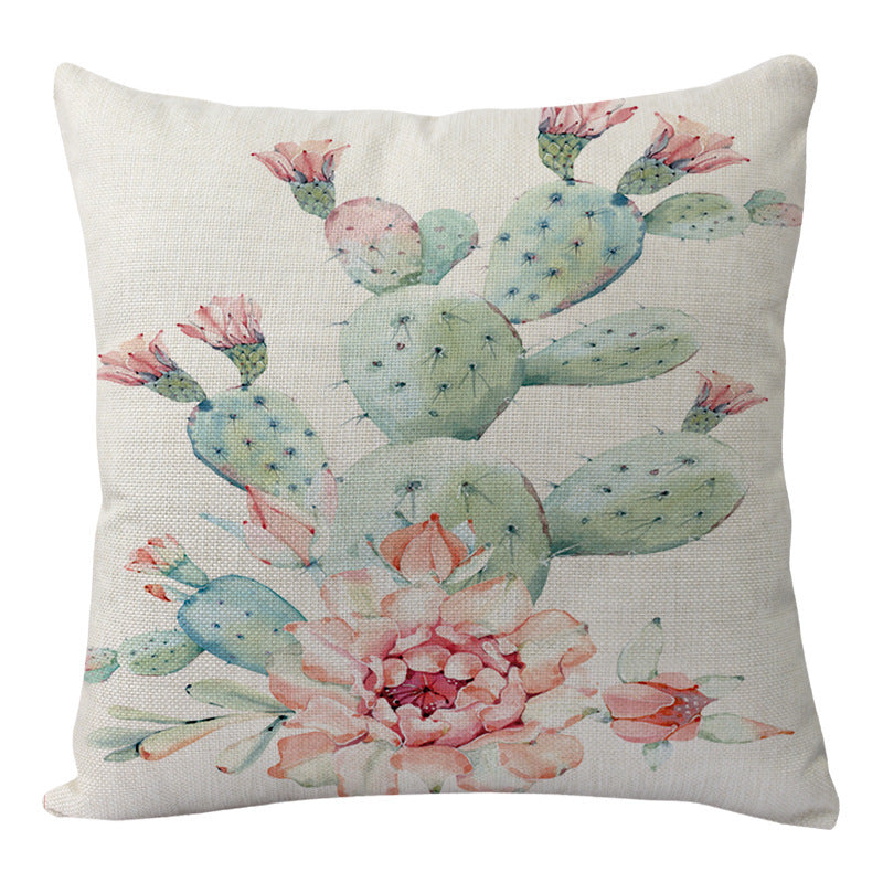 Luxurious comfort cushion, with floral design