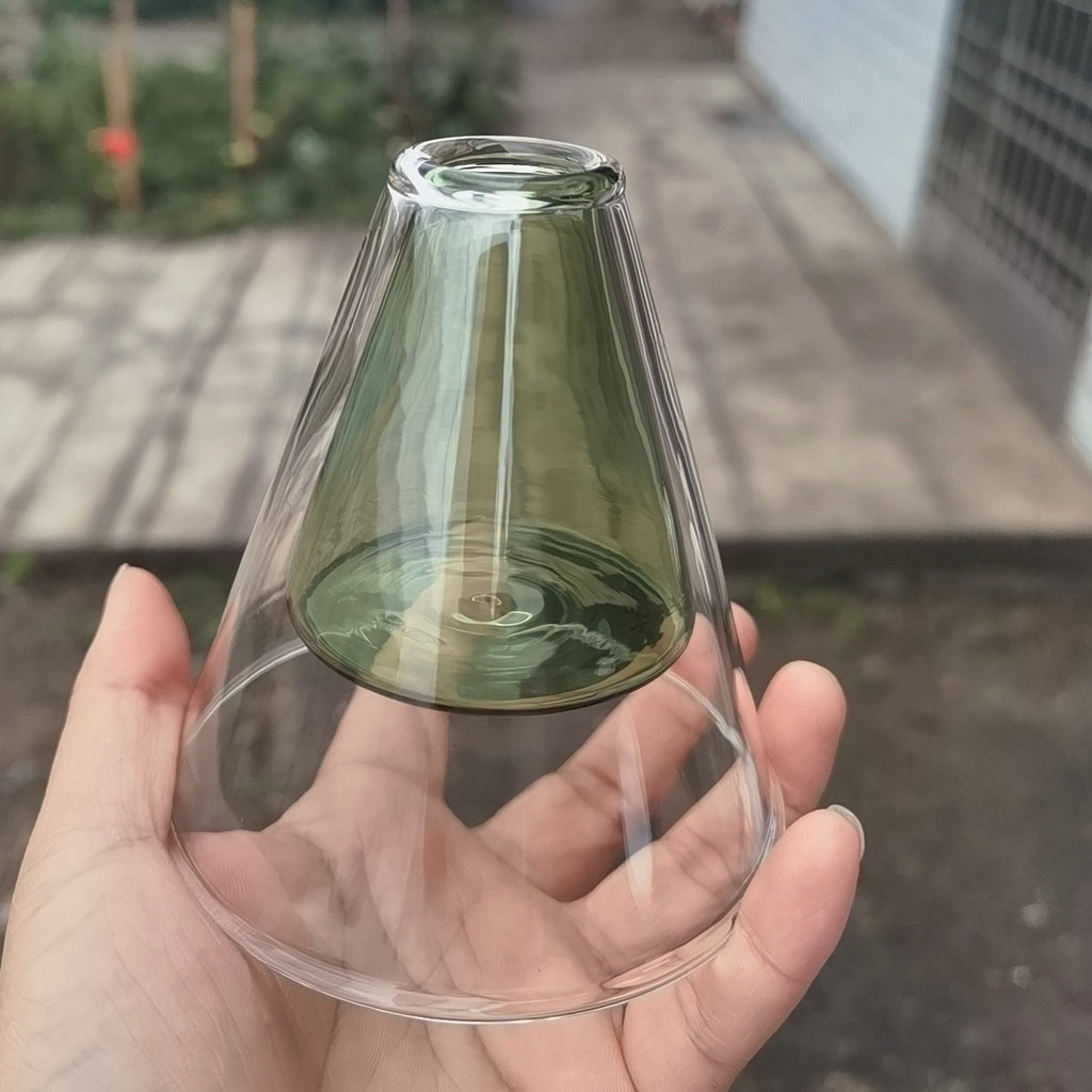 Vase Stilvolles Design Hochwertiges Glas