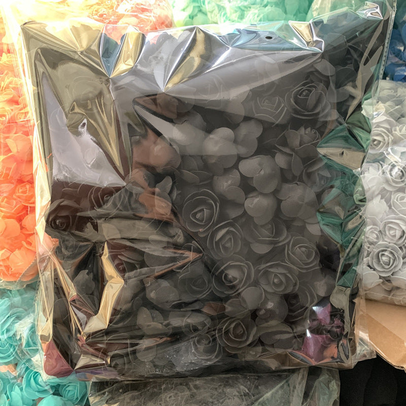 Diametro 3 cm Schiuma Rosa Fiori Artificiali 500 Pezzi