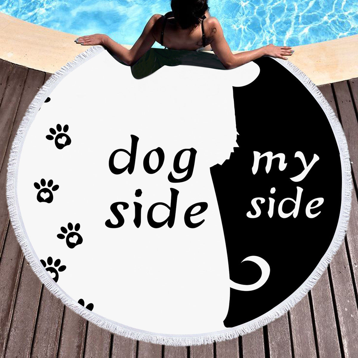 My Pet & I Microfiber Beach Towel