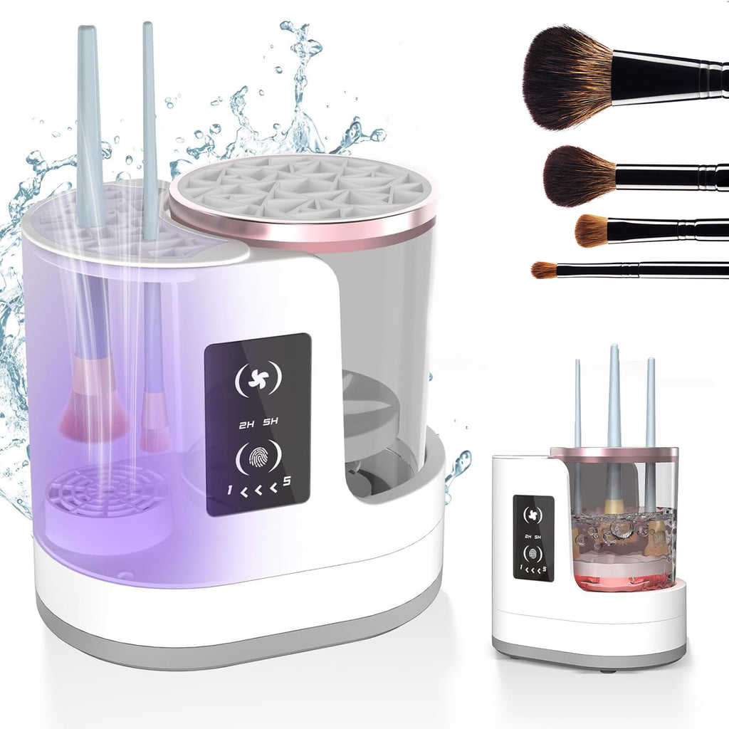 Electric Makeup Brush Cleaner Rechargeable Stand Device