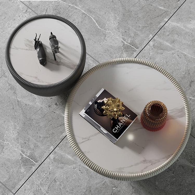 Table Modern Simple Light Luxury Round Tea  Small House