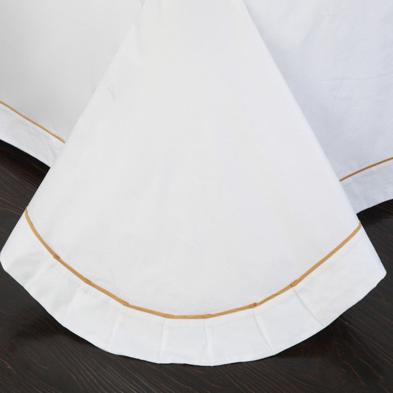 Set di biancheria da letto composto da quattro pezzi, tessuto: puro cotone.