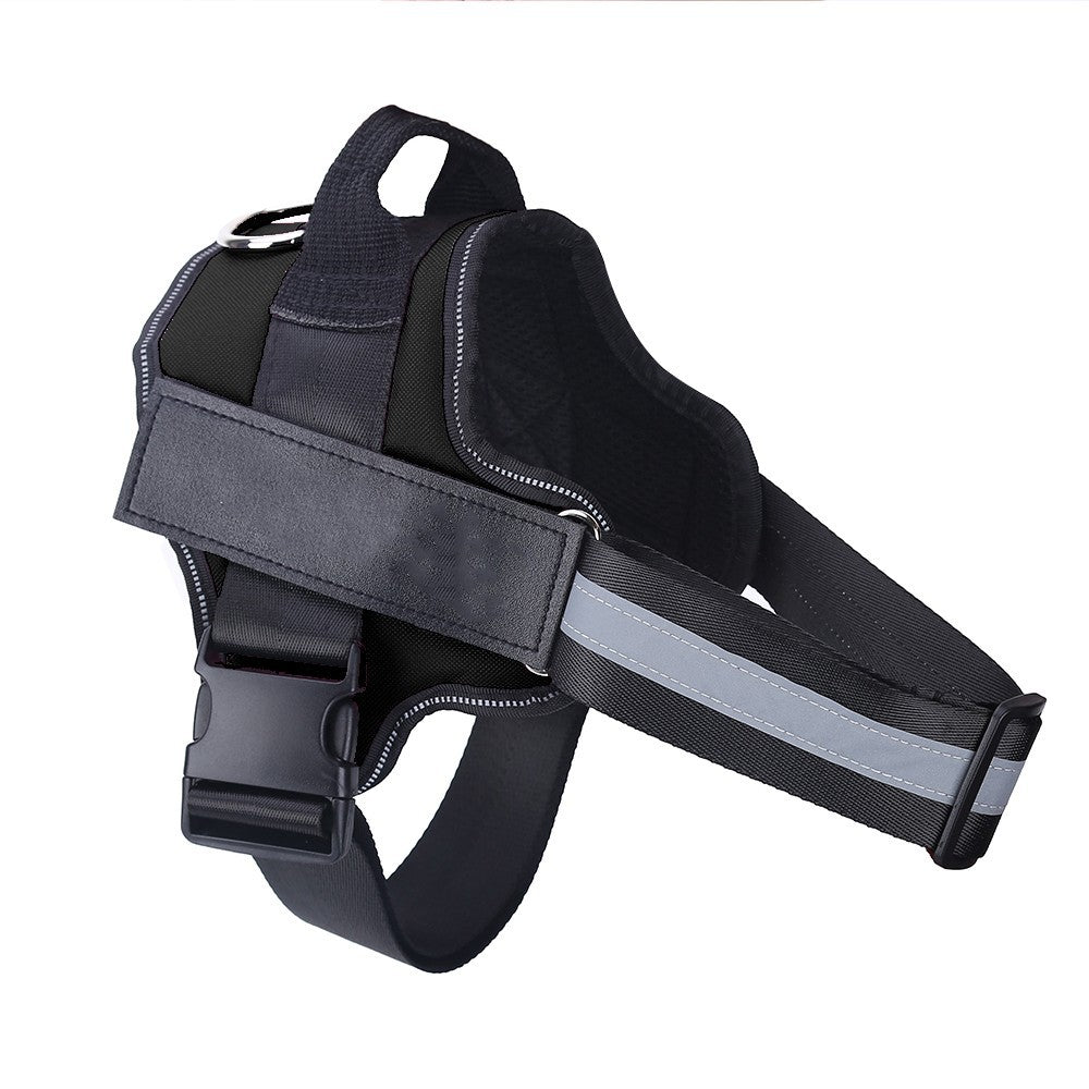 Anti-Zug-Hundegeschirr mit Reflektorstreifen – Personalisierbare, verstellbare Haustierweste