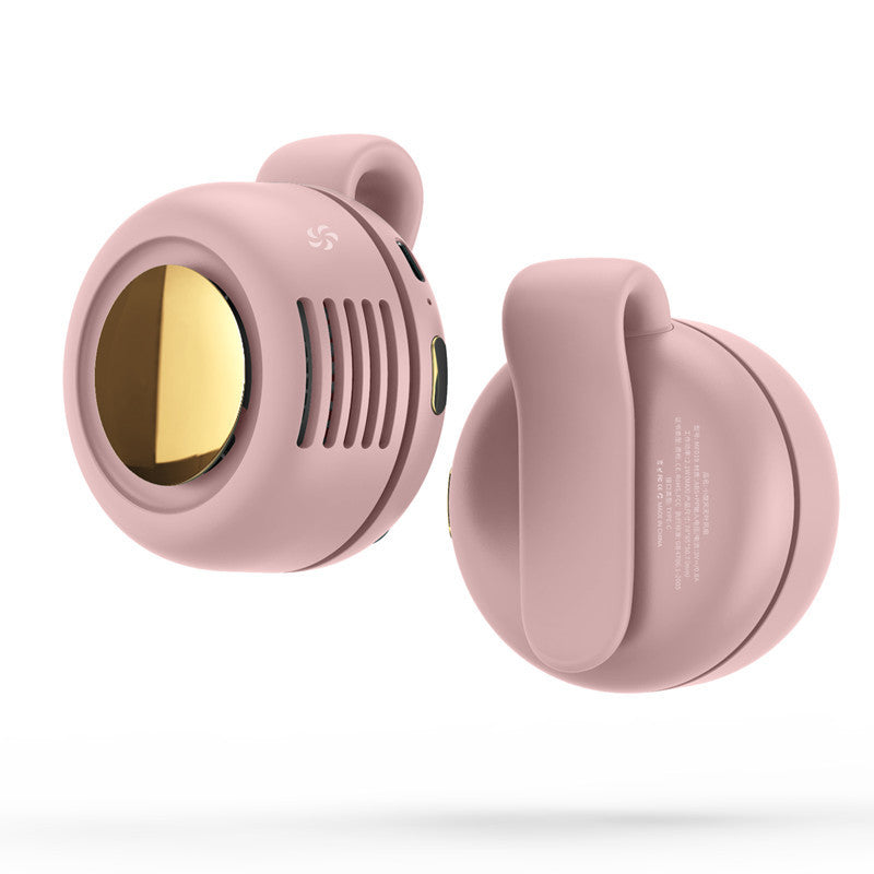 Piccolo ventilatore portatile Cyclone con fibbia, piccolo ventilatore tascabile portatile