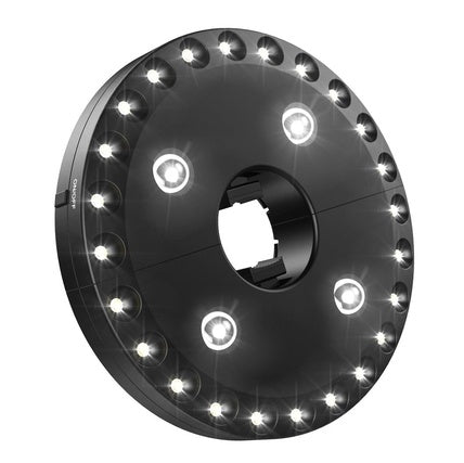 Led light umbrella lamp garden beach stall