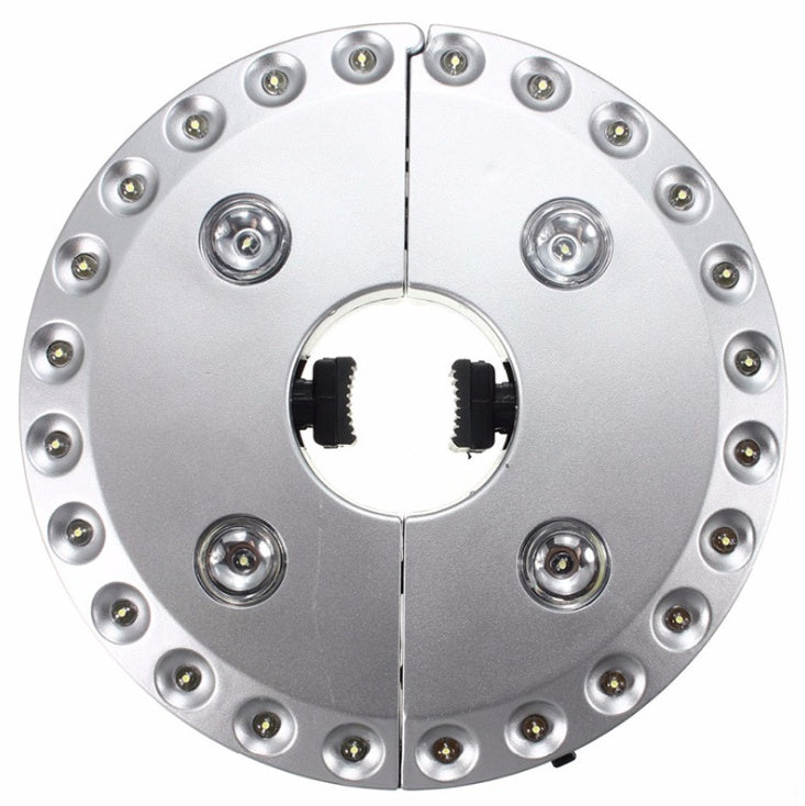 Led light umbrella lamp garden beach stall