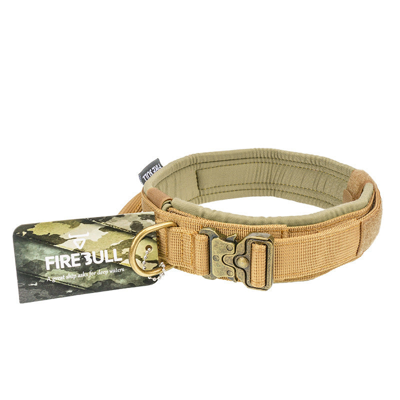 Correa de collar FIRE BULL táctica para mascotas