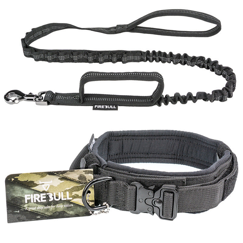 Correa de collar FIRE BULL táctica para mascotas
