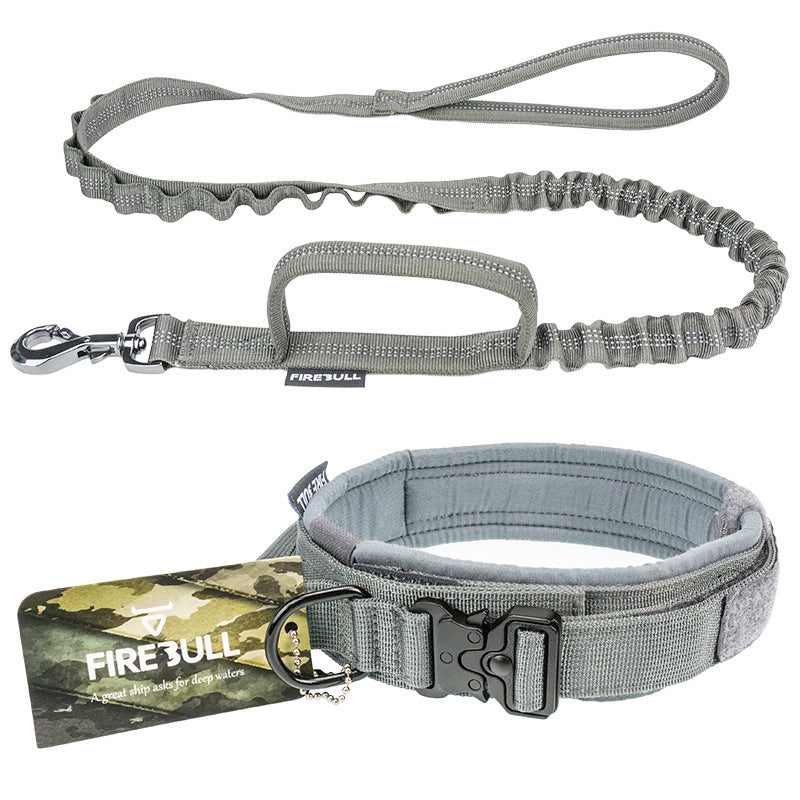 Correa de collar FIRE BULL táctica para mascotas