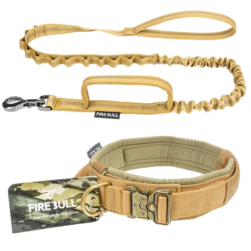 Correa de collar FIRE BULL táctica para mascotas
