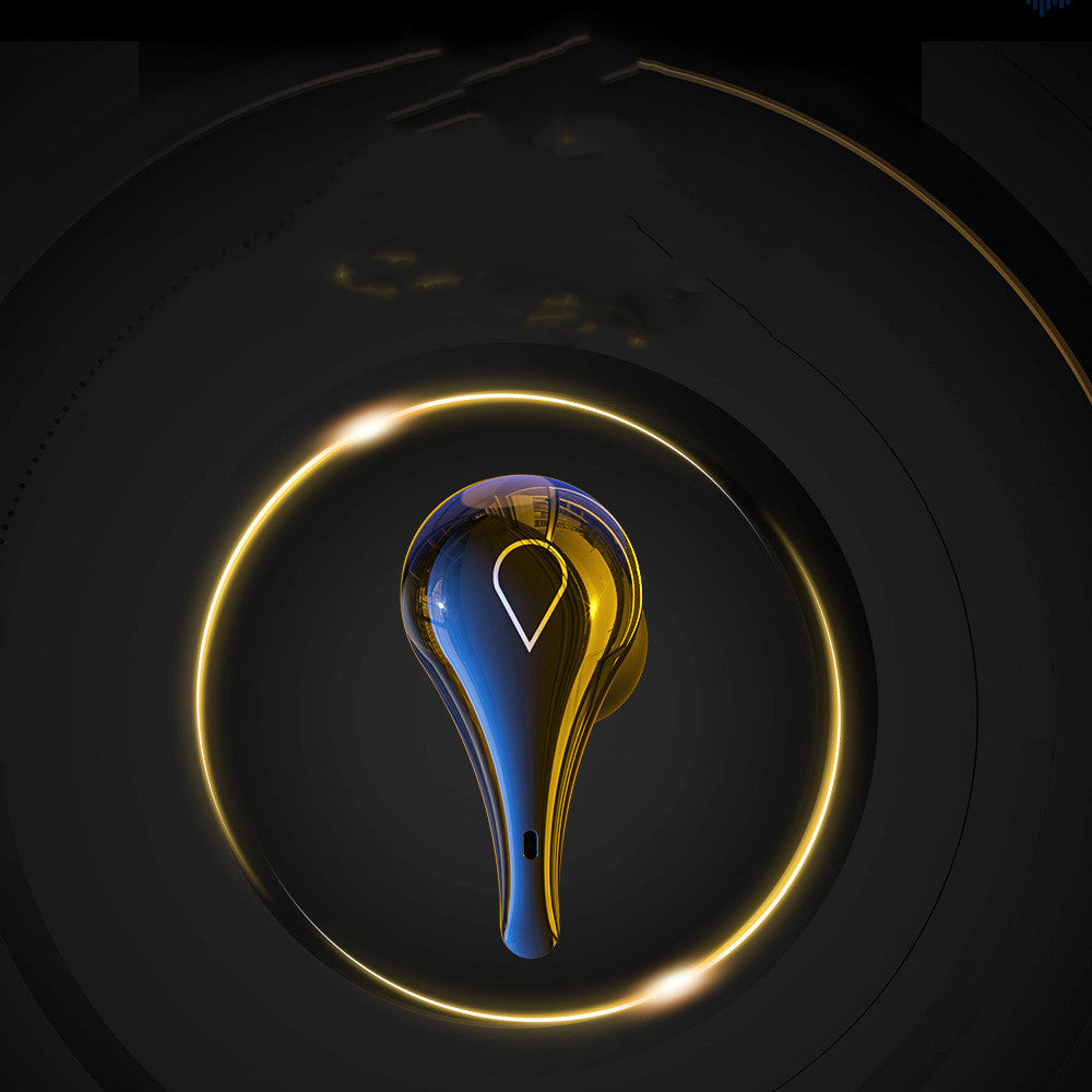 Auricolari Bluetooth 5.0, impermeabili, wireless, con scatola di ricarica e microfono.