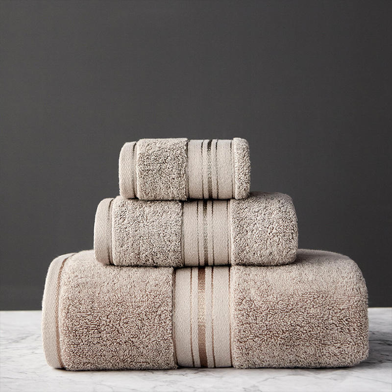 Pure Cotton Thick  Bath Towel Set