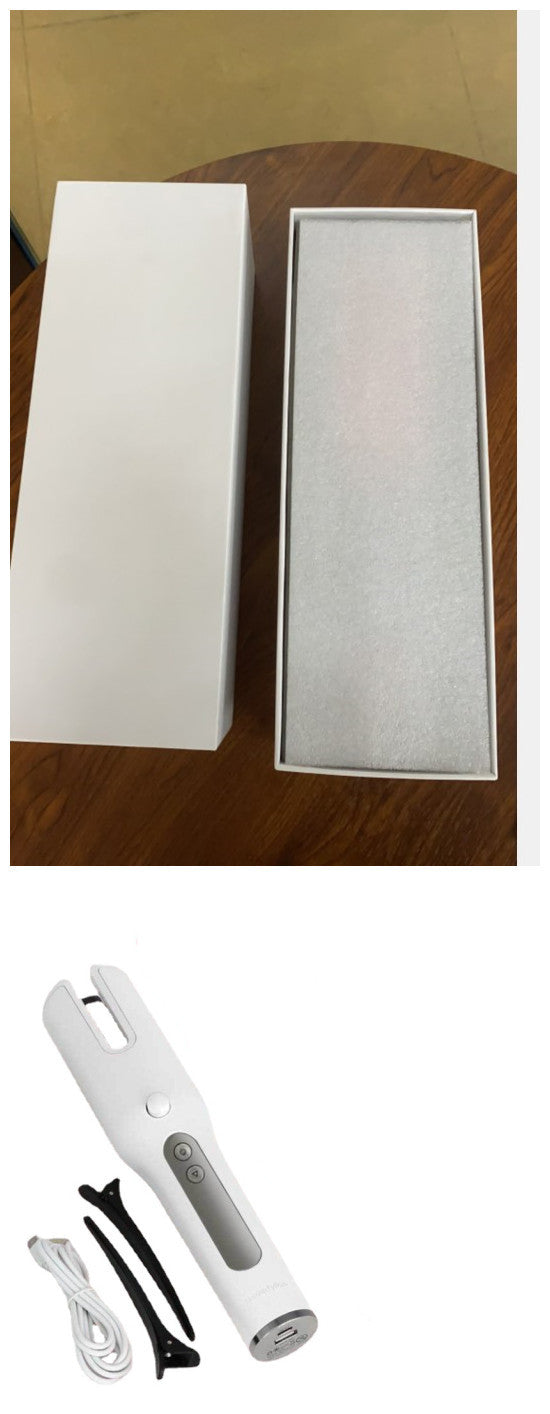 Arricciacapelli automatico wireless USB LCD Screen Ceramic Heating Anti-perm Arricciacapelli