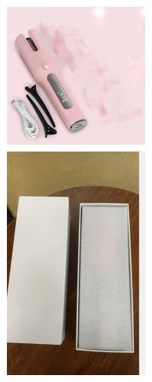 Arricciacapelli automatico wireless USB LCD Screen Ceramic Heating Anti-perm Arricciacapelli