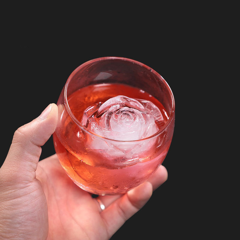 Stampi per ghiaccio in silicone 3D a forma di rosa grande