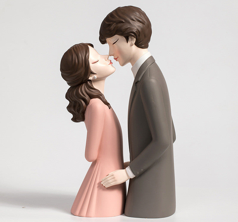 Adornos dulces para parejas, decoraciones de boda modernas, creativas y sencillas.