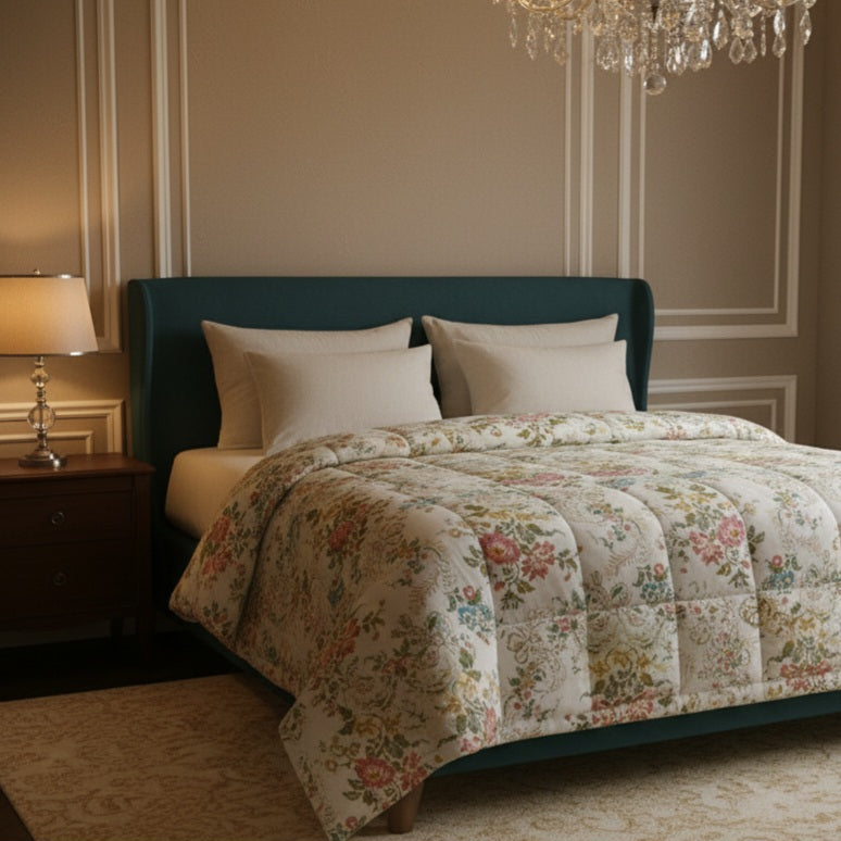 Trapunta Regina Matrimoniale Lampasso di Lusso 270x270 cm 