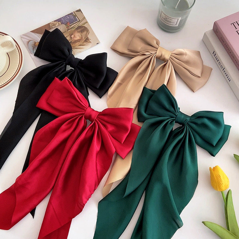 Spring Satin Ribbon Bow