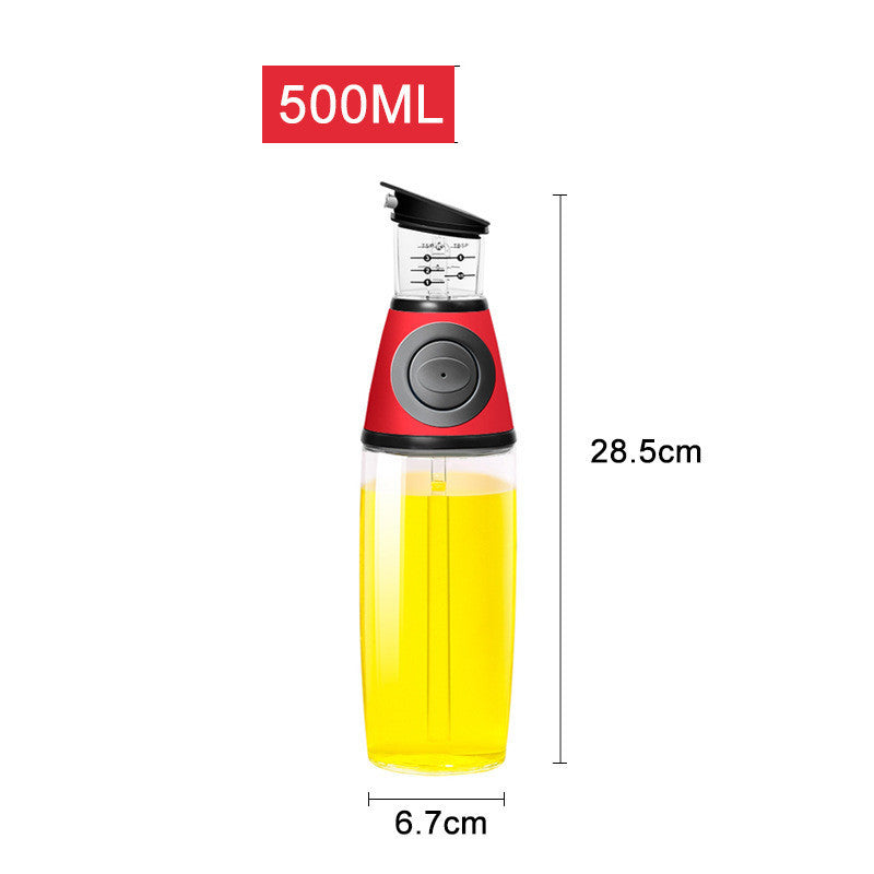 Glasflasche Küchenölflasche 250/500 ml messbar