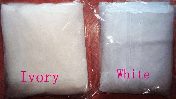 Velo de encaje de cola larga para novias