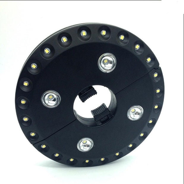 Led light umbrella lamp garden beach stall