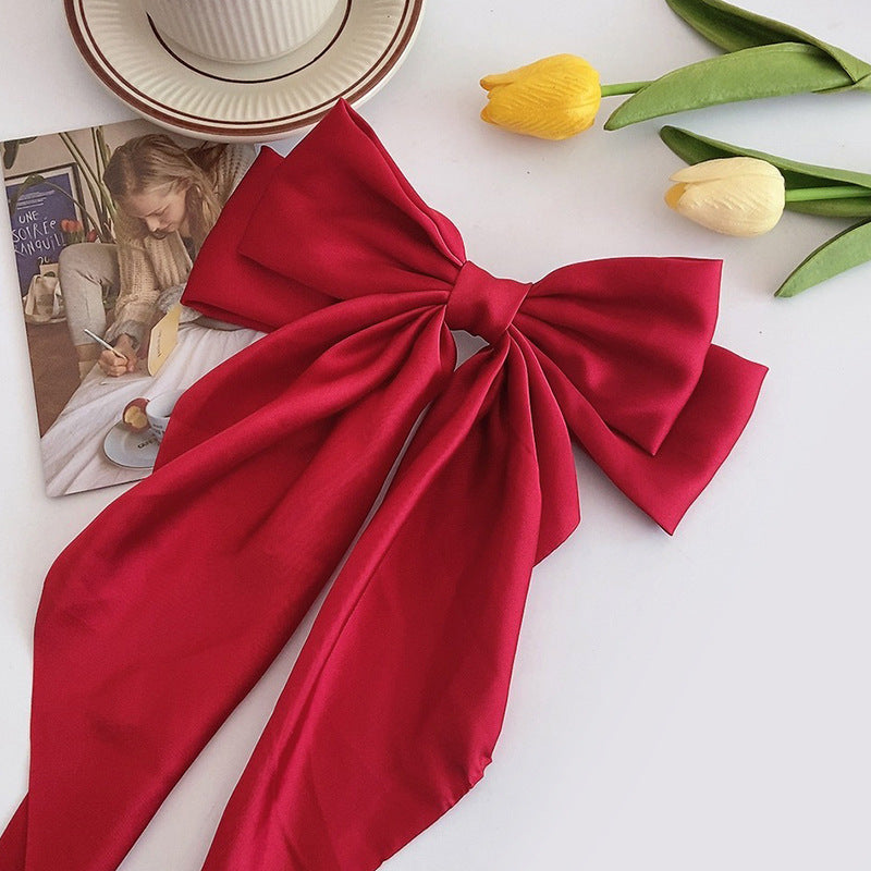 Spring Satin Ribbon Bow