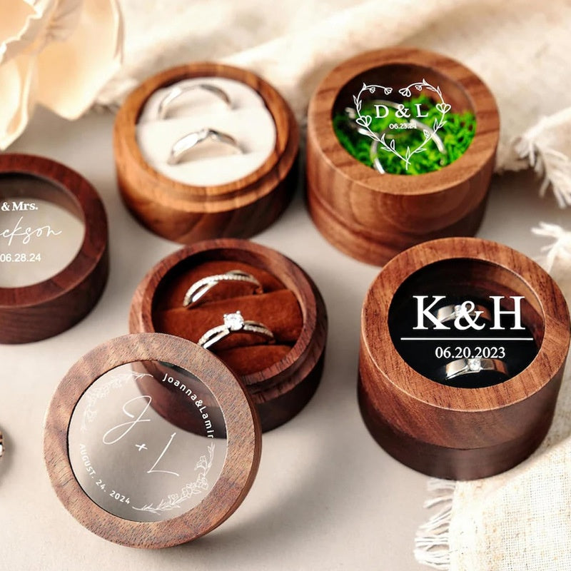 Ring- und Antragszeremonie-Box für die Hochzeitssaison