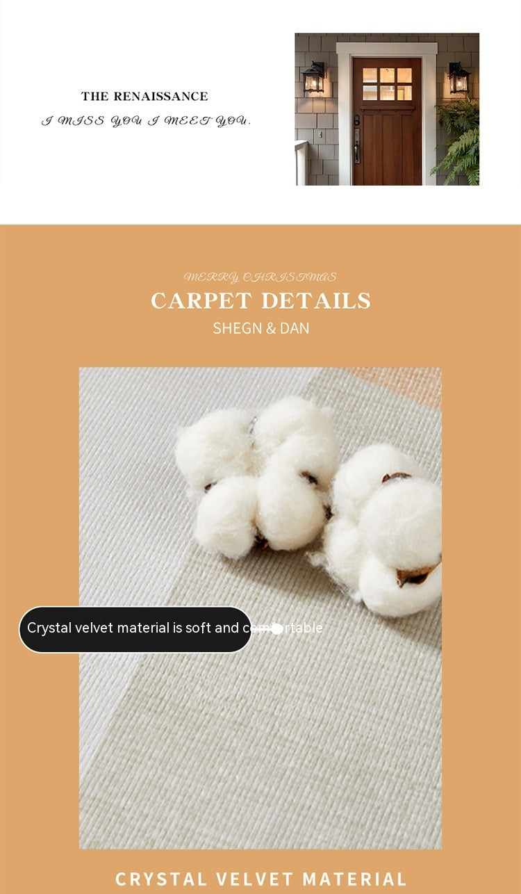 Easter Bunny Floor Mat Flower Decoration