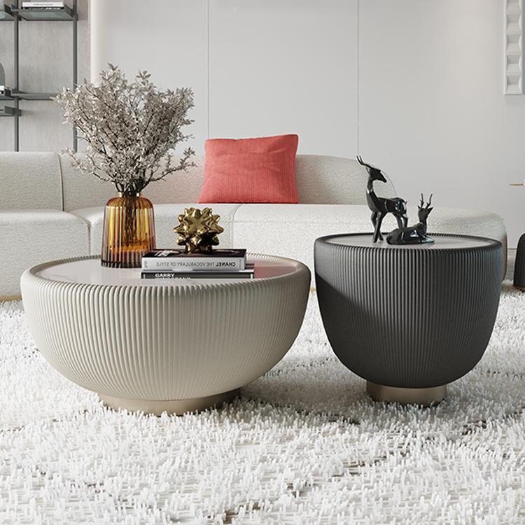 Table Modern Simple Light Luxury Round Tea  Small House