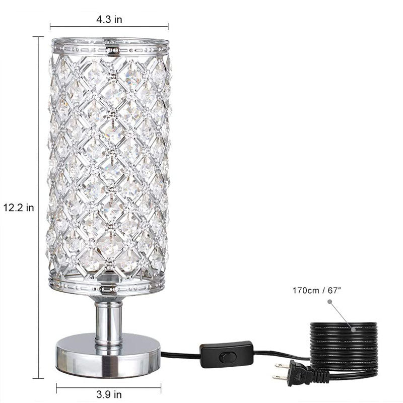 Crystal Table Lamp For Bedroom And Living Room New Modern Design.