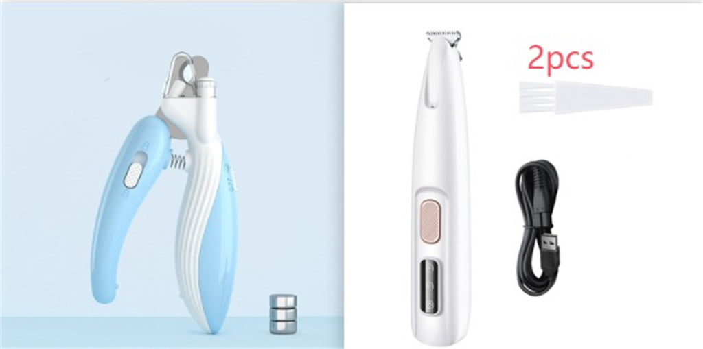 Hundepfotentrimmer mit LED-Licht, vollständig wasserdicht