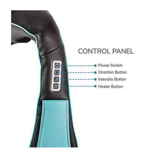 Masajeador para después del trabajo, relajación, calor, amasamiento profundo, diseño Shiatsu.