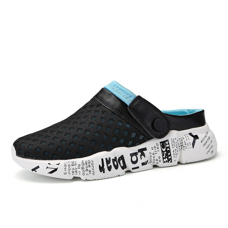 Shoes Men's Half Slippers Flip-flops Hole Shoes Summer Beach