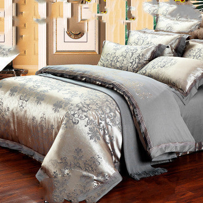Bed Full Cotton Four-piece Linen and Duvet Cover