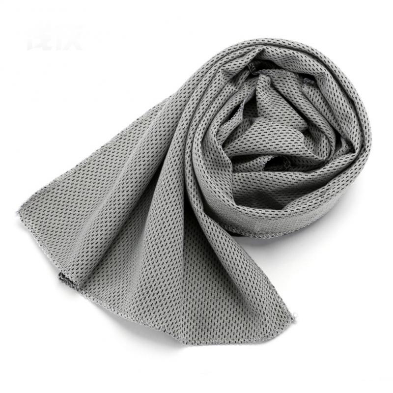 Asciugamano sportivo rinfrescante morbido e traspirante, in microfibra, effetto ghiaccio