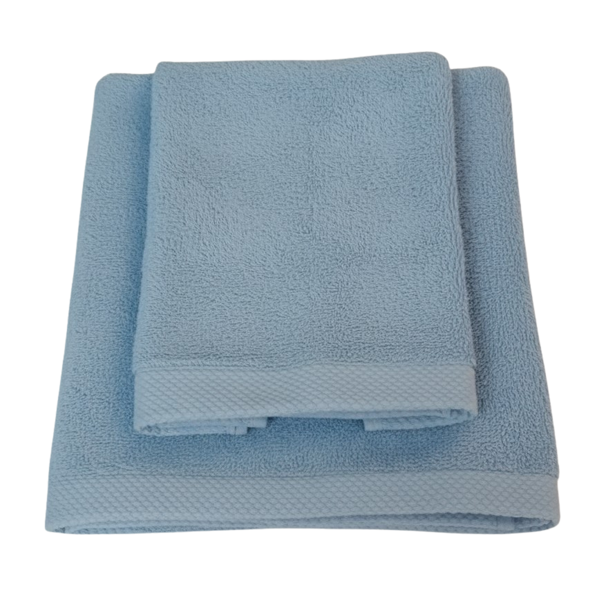 Set Asciugamani e Ospite Koet Tinta Unita - Spugna Idrofila 550 gr/mq 