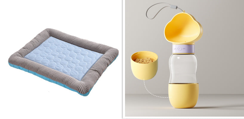 Esterilla refrescante para todo tipo de animales. Material suave para dormir en verano. Transpirable.