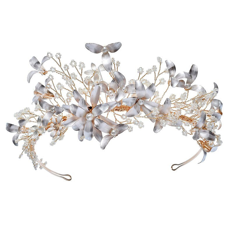 Joyas de novia originales hechas a mano con flores 