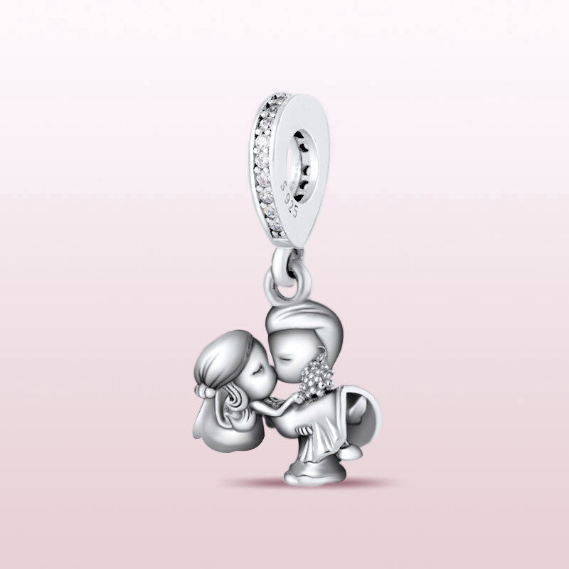 Love wedding couple Charm, Ideal for party favor gift.