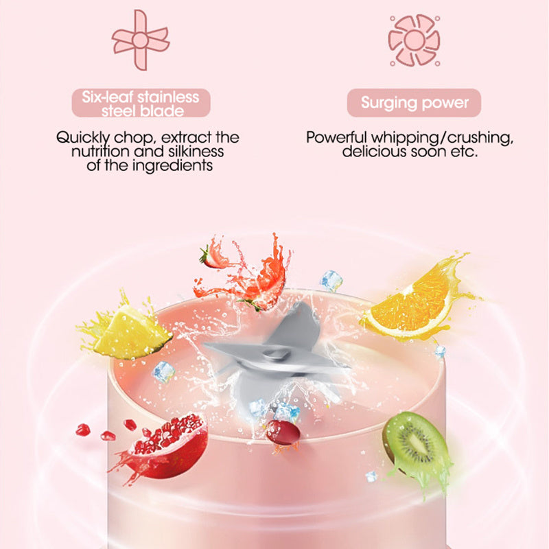 Multi-Function Portable Blender Electric Juicer USB Rechargeable