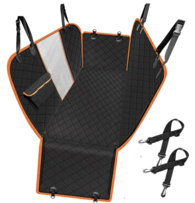 Wasserdichter Autositzbezug für Hunde mit Netzfenster – Hängematten-Schutz