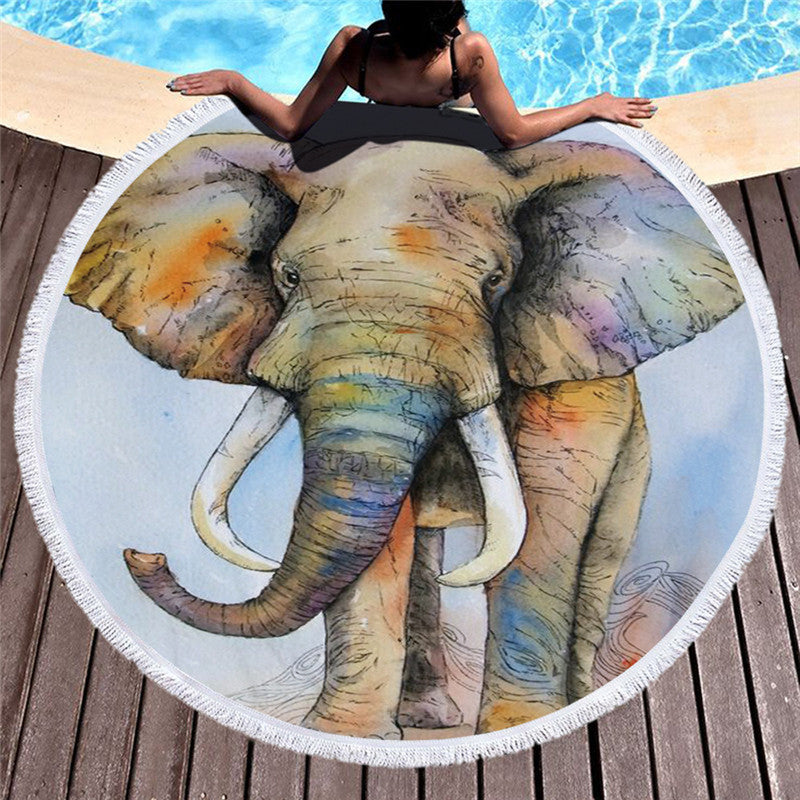 Telo mare stampato, telo mare scialle