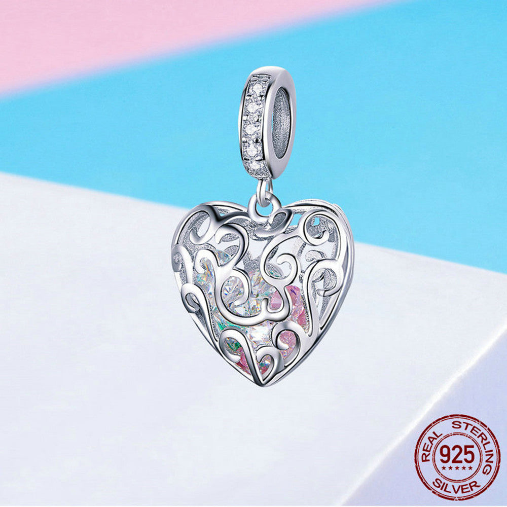 Heart Sterling Silver Design Elegant Pendant
