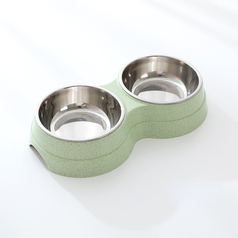 Pet Bowl Stainless Steel Double Functional