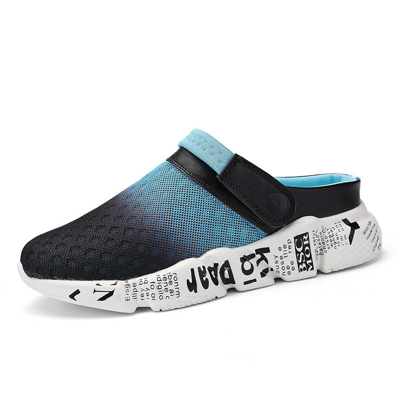 Shoes Men's Half Slippers Flip-flops Hole Shoes Summer Beach