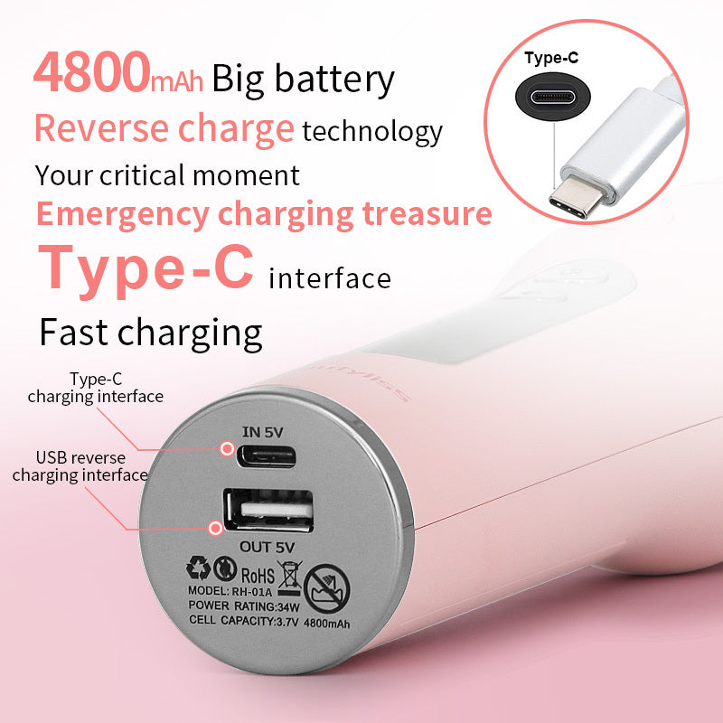 Arricciacapelli automatico wireless USB LCD Screen Ceramic Heating Anti-perm Arricciacapelli