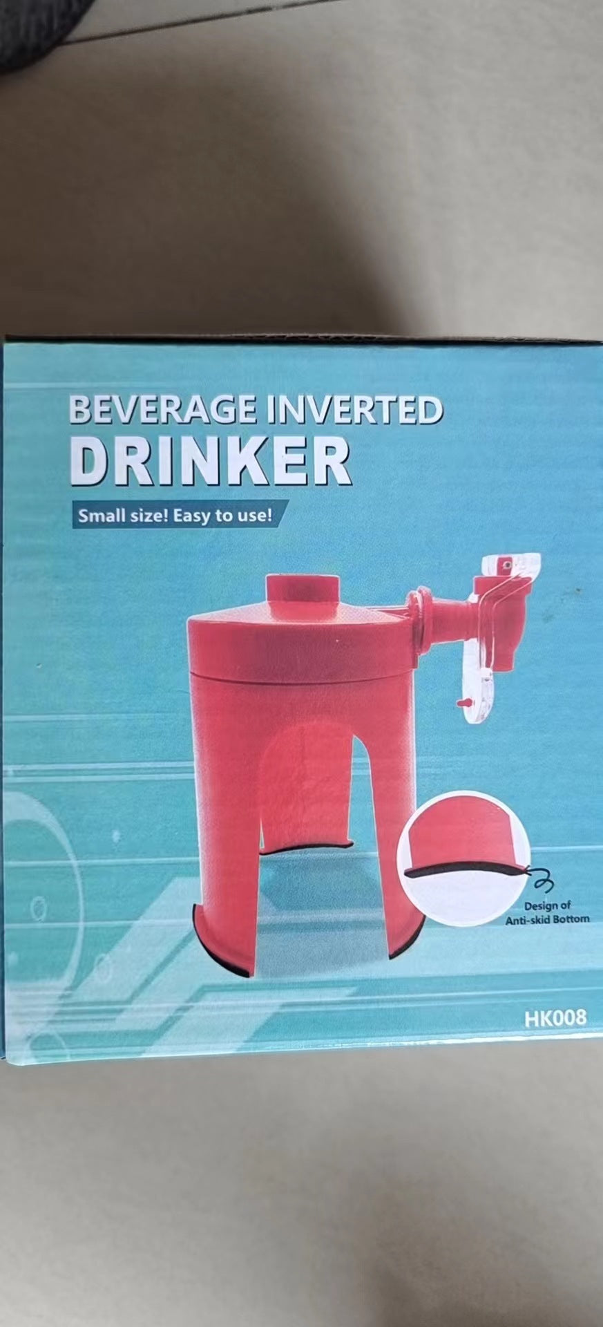 Botella dispensadora de Coca Cola al revés para agua potable, para fiestas, hogar y bar.