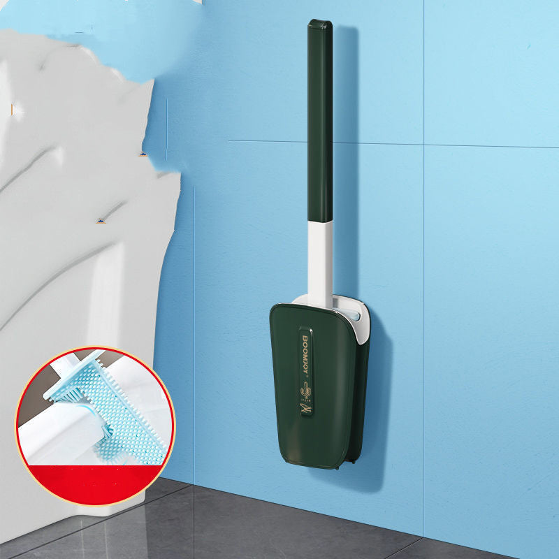 Cepillo de baño con cubo para montar en la pared